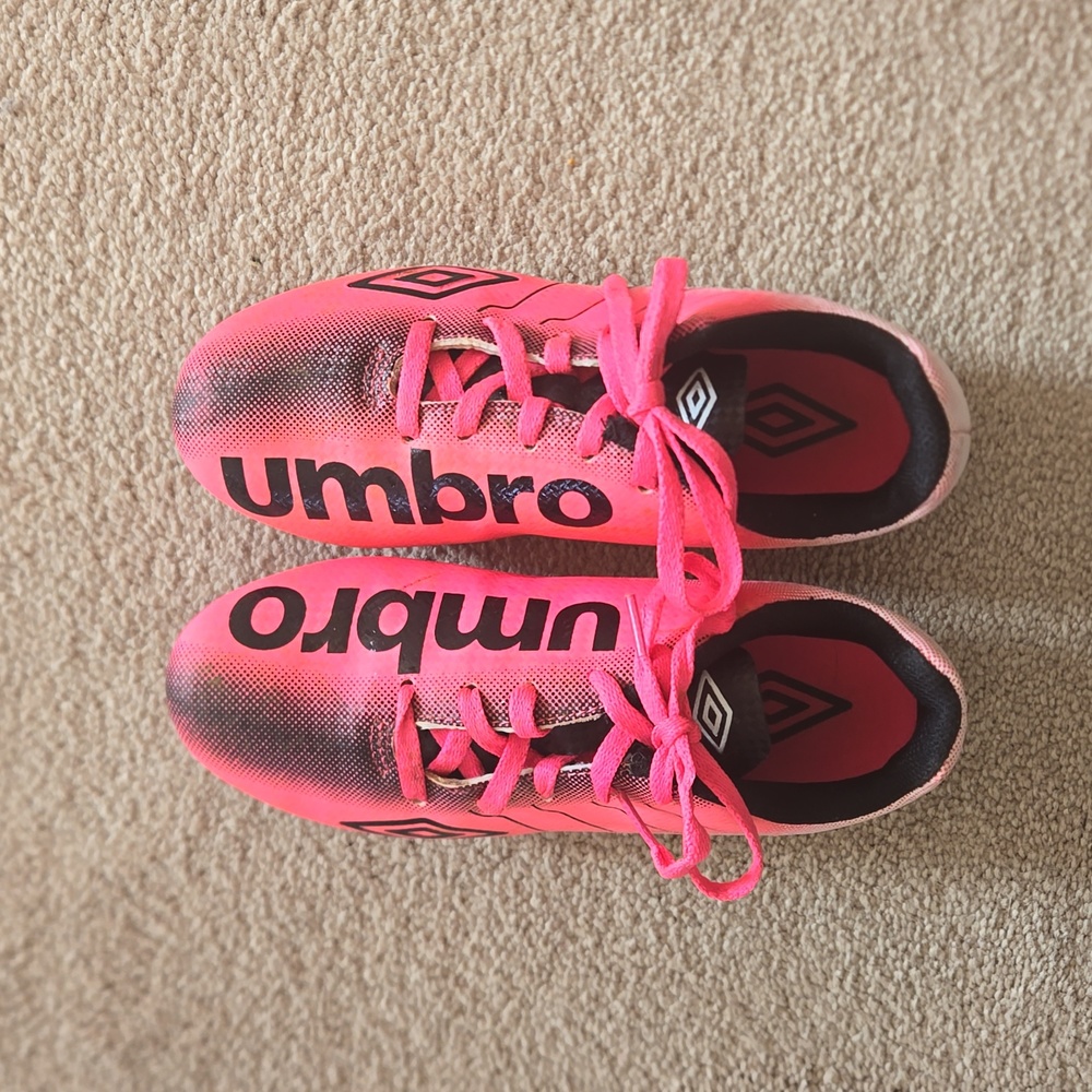 Girls Umbro cleats Size 2